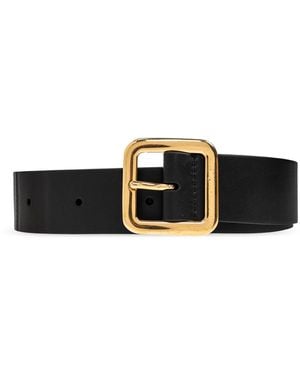Jil Sander Leather Belt - Black