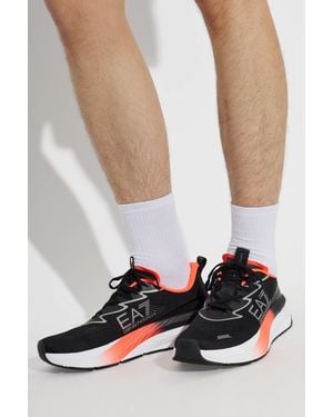 EA7 Sports Shoes With Logo - White