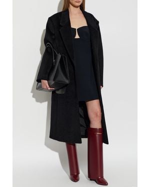 Givenchy Single-Vent Wool Coat - Black