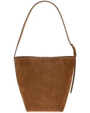 Anine Bing "Elly" Bucket Shoulder Bag - Brown