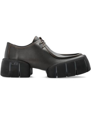 DIESEL Shoes D-Tex Wb Laced Y03810 Pr697-H1509 Derby Type - Black