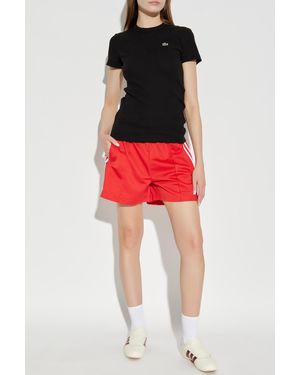 Lacoste T-Shirt With Logo - Red