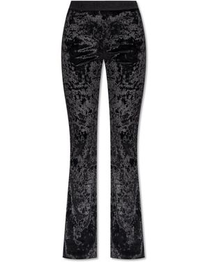 Versace Jeans Couture Velour Trousers - Black