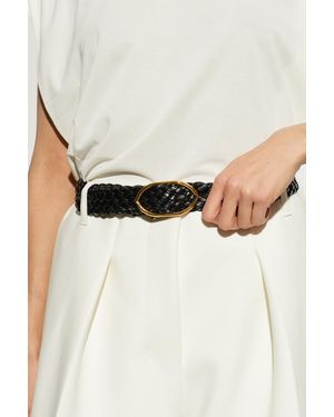 Jacquemus Calisson Leather Belt - Natural