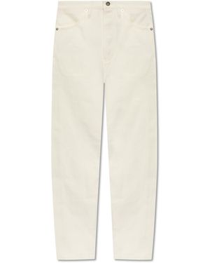 Jil Sander High-Waisted Jeans - White