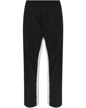 Moncler Wide-Leg Sweatpants - Black