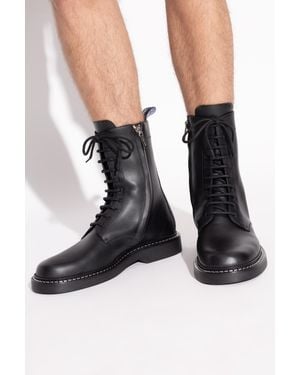 Jimmy Choo 'Rowan Derby' Leather Ankle Boots - Black