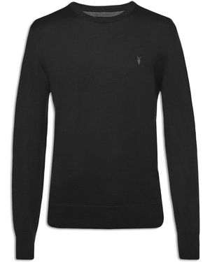 AllSaints 'Mode' Logo-Embroidered Jumper - Black