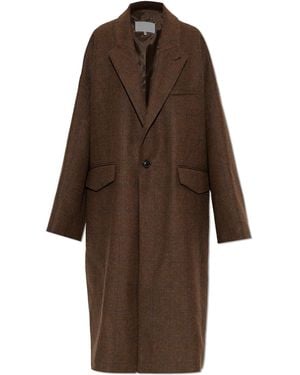 Maison Margiela Wool Coat - Brown