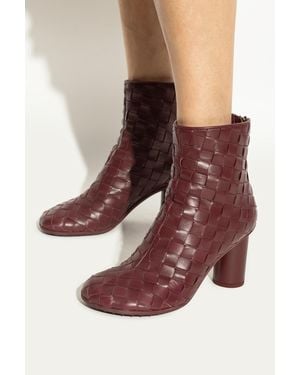 Bottega Veneta Heeled Ankle Boots 'Atomic' - Brown