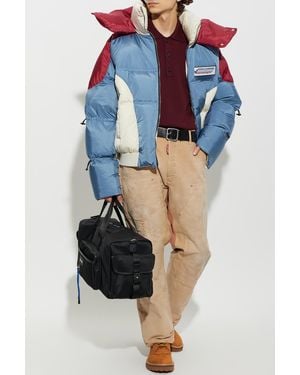 DSquared² Padded Jacket With Logo - Blue