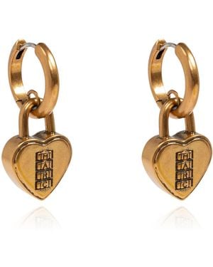 Marc Jacobs Earrings With Pendant - Metallic