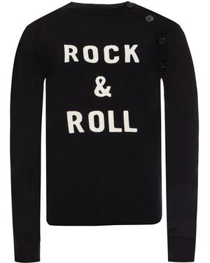 Zadig & Voltaire Rock'n'roll Merino-wool Jumper - Black