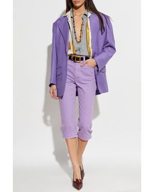 Versace Oversize Blazer - Purple