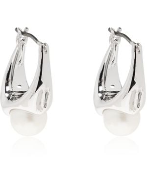 Kate Spade Earrings With Glass Pearl - Blue