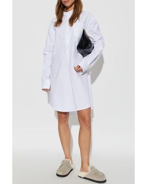 Ami Paris Cotton Shirt With Logo - White