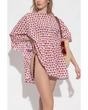 Moschino Beach Tunic - Red