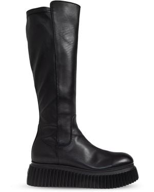 Agl Attilio Giusti Leombruni "Gloria" Platform Boots - Black