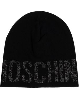 Moschino Cap With Logo - Black