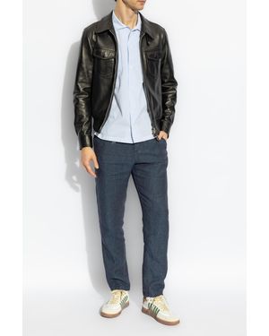 Paul & Shark Linen Pants - Black