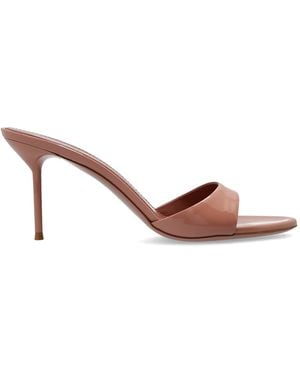 Paris Texas Heeled Mules "Lidia" - Brown