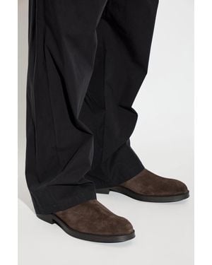 Tod's Suede Ankle Boots - Black