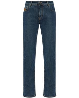Etro Jeans With Tapered Legs - Blue