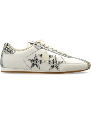 Amiri Lizard Pacific Flat Sports Shoes - White