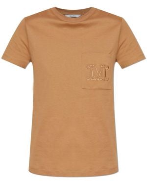 Max Mara T-Shirt 'Papaia' - Brown