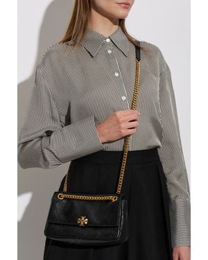 Tory Burch Shoulder Bag 'Charlie Small' - Gray