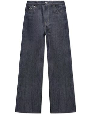 LACOSTE RUNWAY Jeans With Logo - Blue