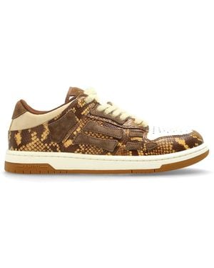 Amiri 'Skel Top Low' Sports Shoes - Brown