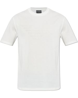 Emporio Armani T-Shirt With Logo - White