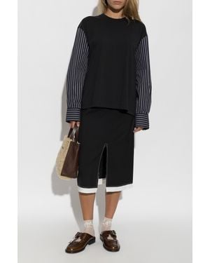 Marni Long-Sleeve T-Shirt - Black
