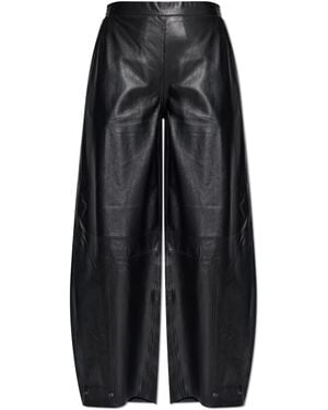 AllSaints 'Etta' Leather Trousers - Black