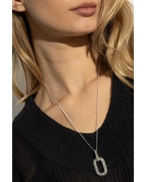 AllSaints Pendant Necklace - Black