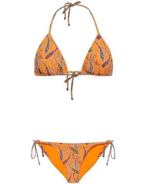 Etro Two-Piece Swimsuit - Orange