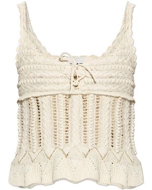 Isabel Marant Top 'Neves' - Natural