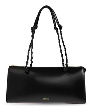 Jil Sander Leather "Tangle" Bag - Black
