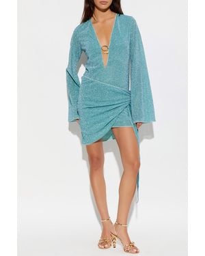 Oséree Dress With Lurex Thread - Blue