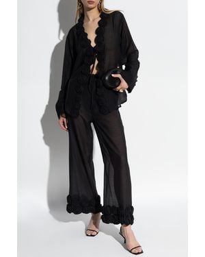 Oséree Beach Shirt - Black
