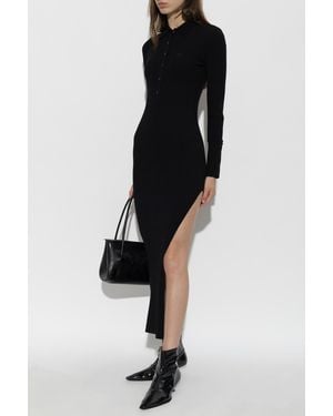 Courreges Fitted Dress - Black