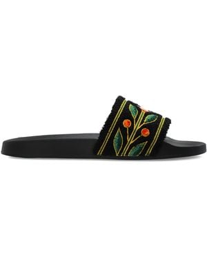 CASABLANCA Logo Slides - Black
