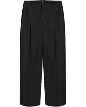Loewe Creased Trousers - Black