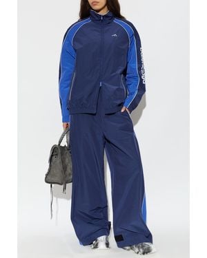 Balenciaga Wide-Leg Pants - Blue
