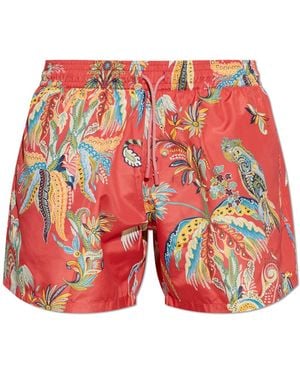 Etro Swim Shorts - Red