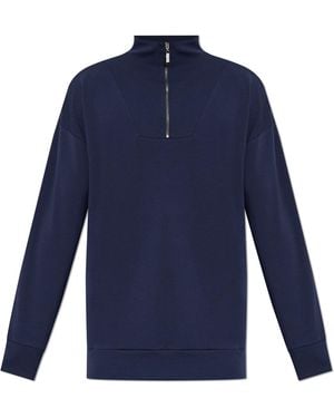 Hanro Sweatshirt With Collar - Blue