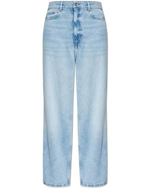 Ganni Wide-Leg Jeans - Blue