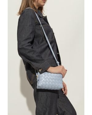 Bottega Veneta Shoulder Bag 'Mini Loo[ Camera' - Blue