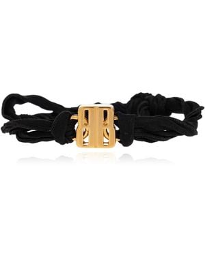 Balenciaga Bracelet With Logo - Black